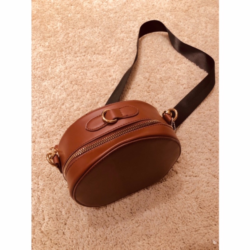 Brown satchel NWOT cross body bag